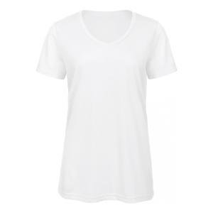 cgtw058-white-women-s-v-neck-t-shirt-b-c-triblend-white