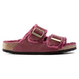 1020444-women-s-mules-birkenstock-arizona-shearling-suede-leather-maroon