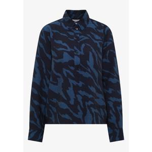 346045-26831-women-s-long-sleeve-blouse-cecil-aop-softwave-urban-dark-blue