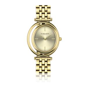 cmc6-b094g-women-s-watch-clare-moss-clare-link-gold-gold-sunray-34-mm