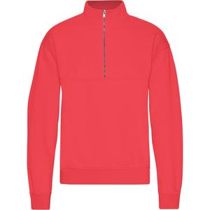 cs1014-redtangerine-1-4-zip-sweatshirt-colorful-standard-organic-red-tangerine-red-tangerine