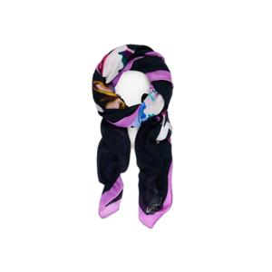 25wawa23-2000-woman-foulard-desigual-floral-garden-black-purple-white-one-size