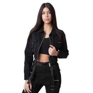 f203047-bk-women-s-shirt-collar-pocket-jacket-project-x-paris-black