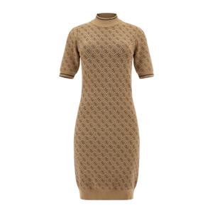 w3yk39-z37k0-f1fp-women-s-dress-guess-lise-4g-logo-coffee-and-travertine