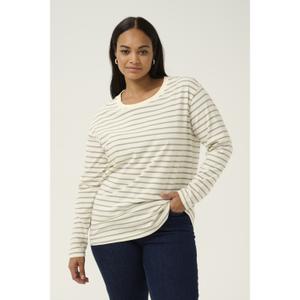 10581775-106964-women-s-long-sleeve-t-shirt-kaffe-curve-winni-antiquie-white-grey-stripe