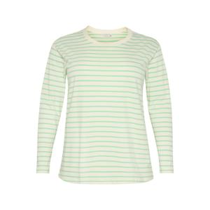10581775-106965-women-s-long-sleeve-t-shirt-kaffe-curve-winni-antiquie-white-green-stripe