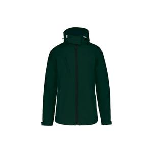 k414-bottlegreen-women-s-hooded-jacket-kariban-softshell-bottle-green