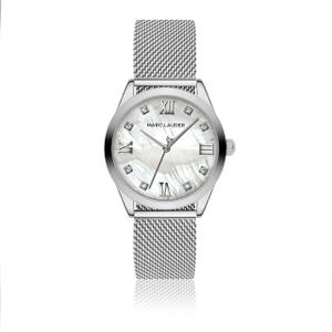 me6-b018s-steel-mesh-watch-for-women-marc-lauder-geneva-silver-mop-36-mm