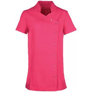 pr682-hot-pink-women-s-button-down-tunic-premier-orchid-hot-pink