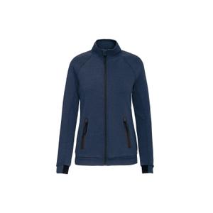 pa379-frenchnavyheather-proact-high-collar-womens-zip-up-sweatshirt-french-navy-heather