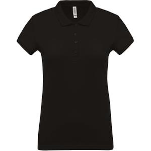 k255-black-short-sleeve-women-s-polo-kariban-pique-black