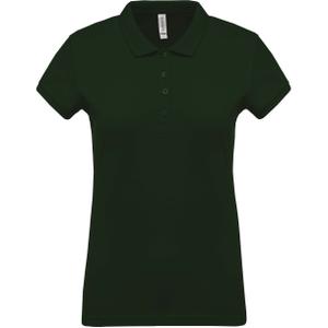 k255-forestgreen-short-sleeve-women-s-polo-kariban-pique-forest-green