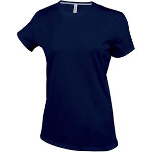k380-navy-women-s-t-shirt-kariban-col-rond-coton-navy-blue