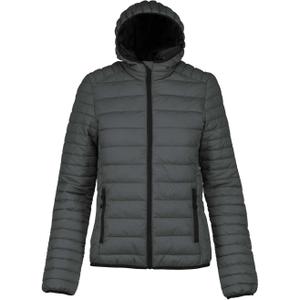 k6111-marldarkgrey-women-s-kariban-lightweight-hooded-puffer-dark-gray