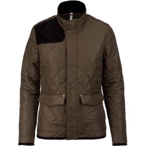 k6127-mossygreen-black-women-s-jacket-kariban-matelassee-bottle-green-black