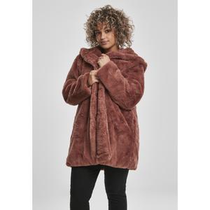 tb2375-00176-u-plus-size-women-s-parka-urban-classic-hooded-teddy-coat-dark-pink