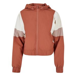 tb6025-04597-u-short-crumpled-waterproof-jacket-3-tones-large-size-woman-urban-classics-red-white-pink