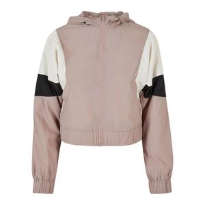 tb6025-04598-u-short-crumpled-waterproof-jacket-3-tones-large-size-woman-urban-classics-pink-white-black